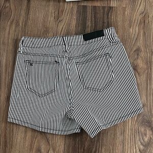 Blackheart High Waist Striped Shorts